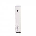 Wholesale 10000 mAh Flashlight LED Light Portable Charger External Battery Power Bank (White)